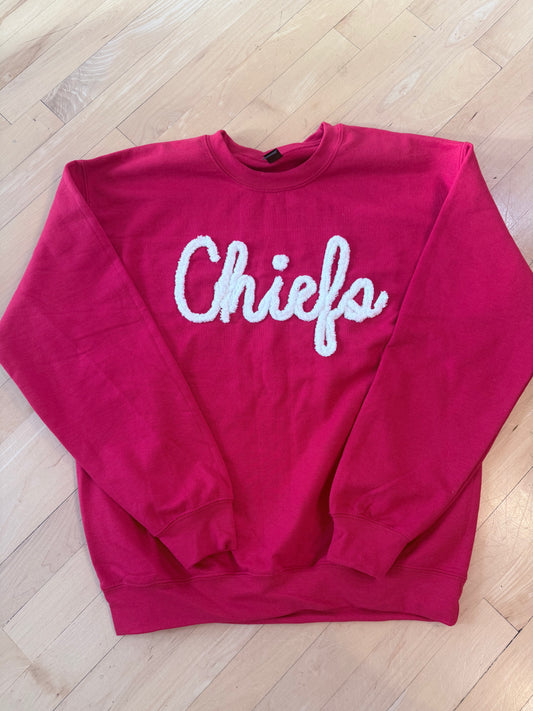 Chiefs yarn sweatshirt